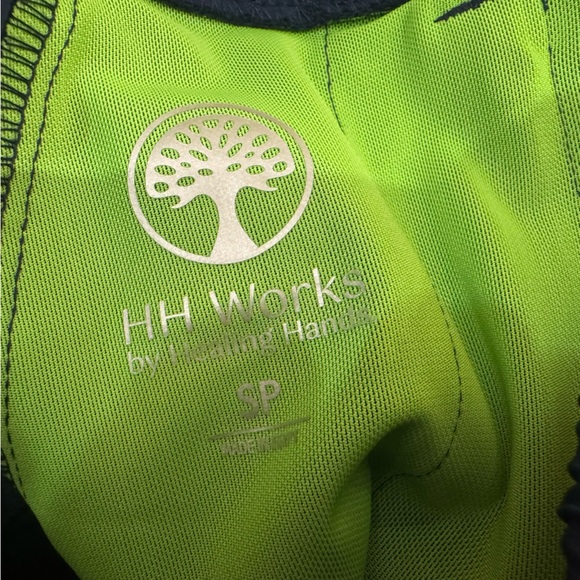 Healing Hands Dark Blue Joggers Womens - Picture 5 of 5